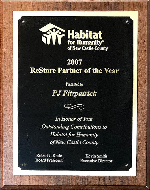 Habitat For Humanity - ReStore Partner Of The Year