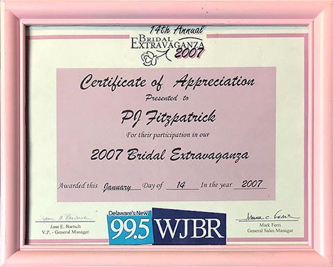 99.5 WJBR - Special Recognition Award