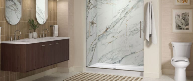 LuxStone vs. Traditional Tile: Which Shower Wall Is Best?