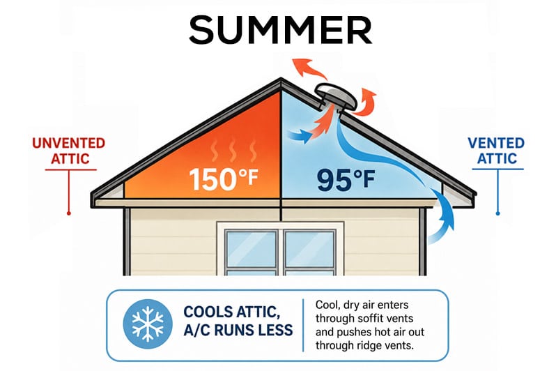Why Is Your Upstairs So Hot? Understanding The Role Your Attic Plays