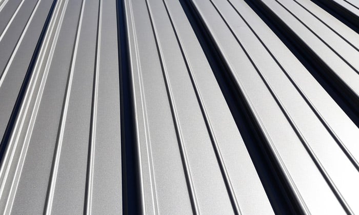 Standing-seam metal roof installed on a Mid-Atlantic home