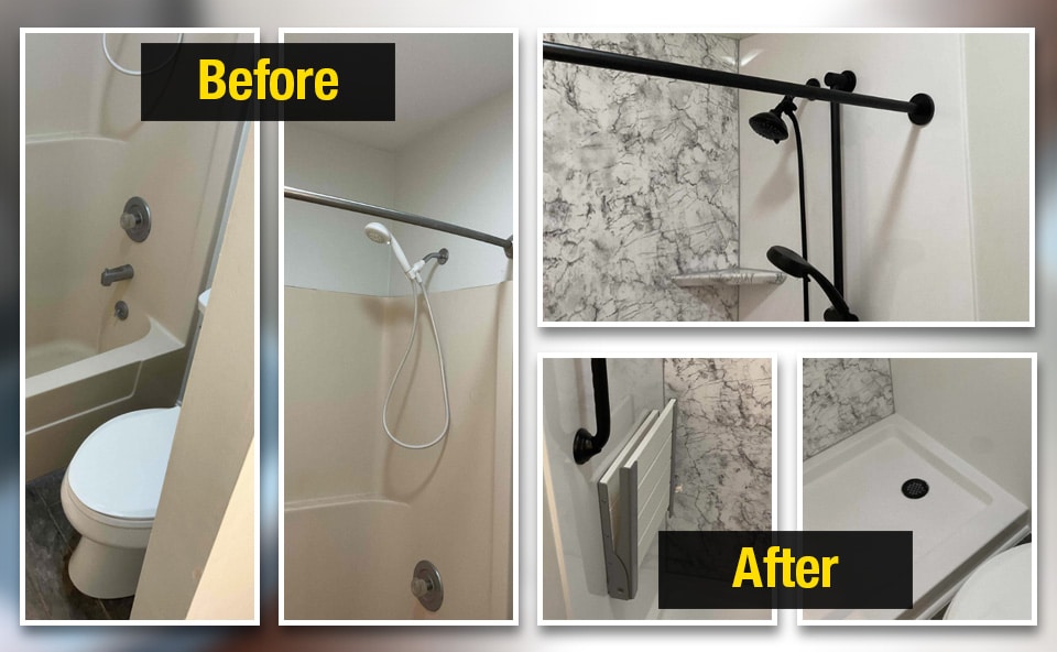 Josh and Betty’s Walk-In Shower Story